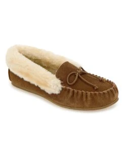 Suede Moccasin Slippers EEE Fit -JD Williams Shop q01cp633704s