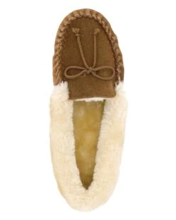 Suede Moccasin Slippers EEE Fit -JD Williams Shop q01cp633705s
