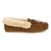 Suede Moccasin Slippers EEE Fit