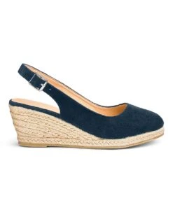 Slingback Wedge Espadrilles E Fit