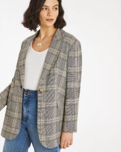 Oversized Check Blazer 9 Oversized Check Blazer -JD Williams Shop u01dt846746w
