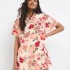 Multi Floral Longline Boxy Top