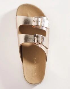 Leather Twin Buckle Sandal E Fit -JD Williams Shop w01sa690725s