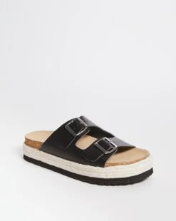 Leather Twin Buckle Sandal EEE Fit -JD Williams Shop w01ss435765s