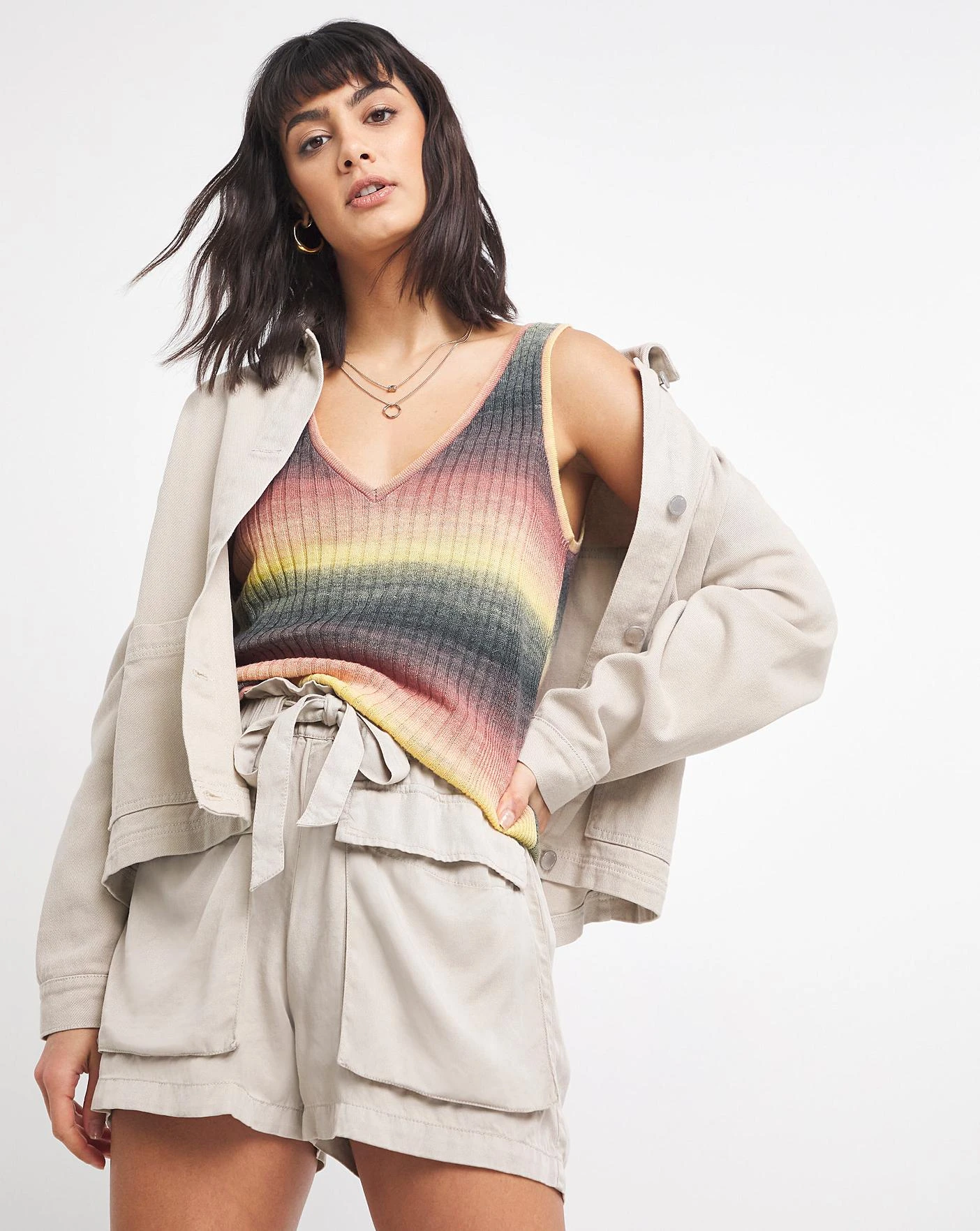 Ribbed Space Dye Vest 4 Ribbed Space Dye Vest - Image 4