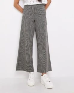 Gingham Wide Leg Trousers -JD Williams Shop w01zq342760w