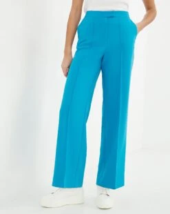 Blue Wide Leg Trousers -JD Williams Shop w01zv125726w