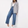 Premium Linen Micro Check Blazer