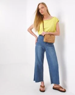 Citrus Yellow Ladder Insert Top