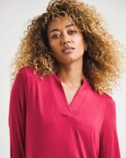 Cimson Jersey V-Neckline Shirt -JD Williams Shop x01ai804732w