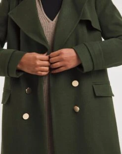 Khaki Wool Blend Military Coat 6 Khaki Wool Blend Military Coat -JD Williams Shop x01an157732w