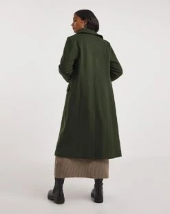 Khaki Wool Blend Military Coat 7 Khaki Wool Blend Military Coat -JD Williams Shop x01an157733w