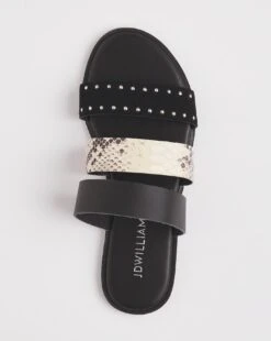3 Strap Leather Mule Sandal E Fit 5 3 Strap Leather Mule Sandal E Fit -JD Williams Shop x01aw076716s