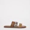 3 Strap Leather Mule Sandal EEE Fit