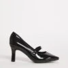 Button Detail Court Shoe E Fit