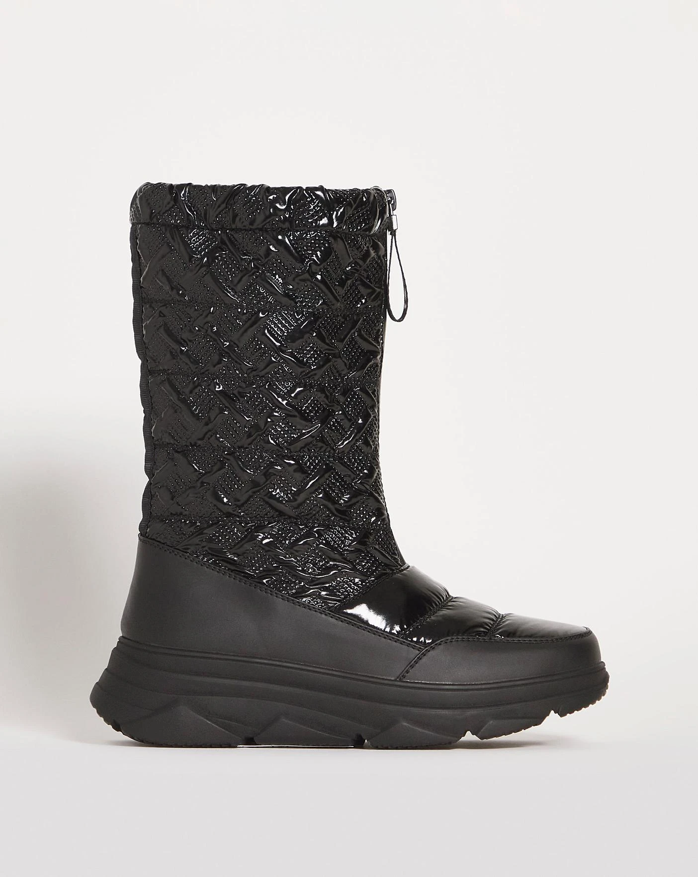 Front Zip Snow Boots E Fit 2 Front Zip Snow Boots E Fit - Image 2