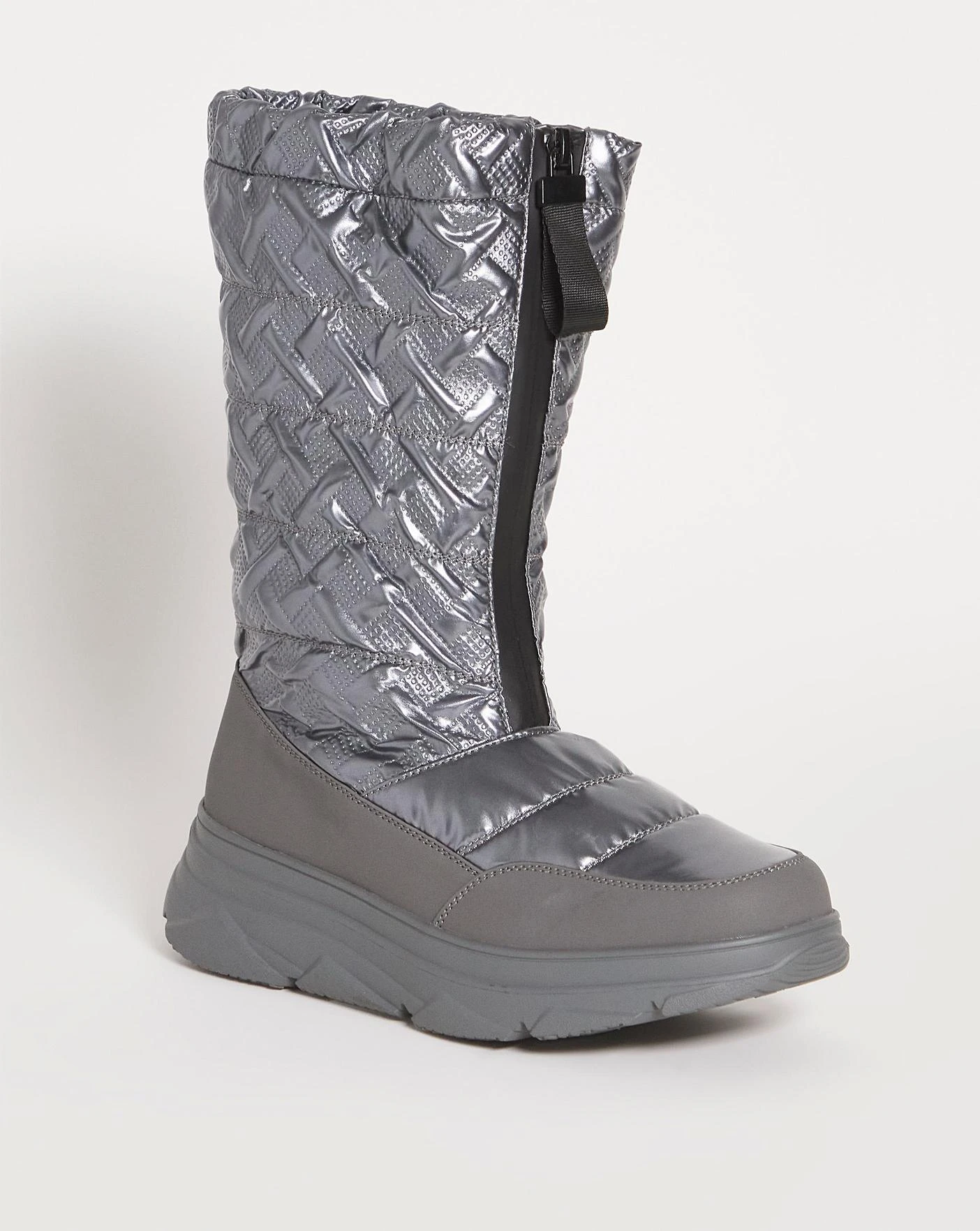 Front Zip Snow Boots E Fit 5 Front Zip Snow Boots E Fit - Image 5