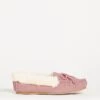 Suede Moccasin Slippers E Fit