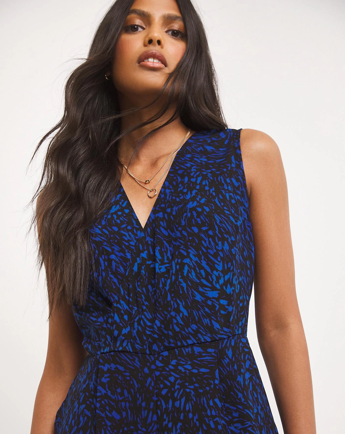 Animal Print Crepe Wrap Jumpsuit 3 Animal Print Crepe Wrap Jumpsuit - Image 3