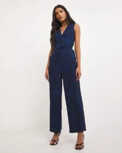 Animal Print Crepe Wrap Jumpsuit 7 Animal Print Crepe Wrap Jumpsuit -JD Williams Shop x01fh398707w