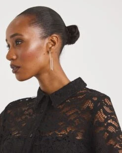 Lace Shirt Dress -JD Williams Shop x01fh562747w