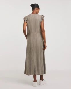 Frill Sleeve Pocket Shirt Dress -JD Williams Shop x01fh816831w