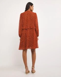 3/4 Sleeve Pintuck Swing Dress -JD Williams Shop x01fh846705w