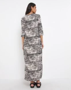 3/4 Sleeve Side Slit Midi T-Shirt Dress 6 3/4 Sleeve Side Slit Midi T-Shirt Dress -JD Williams Shop x01fh856725w