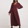 Soft Touch Shirred Waisted Jersey Dress