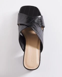 Black Crossover Vamp Platform Mule E Fit 5 Black Crossover Vamp Platform Mule E Fit -JD Williams Shop x01fw497744s