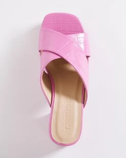 Pink Crossover Vamp Platform Mule E Fit -JD Williams Shop x01fw511746s