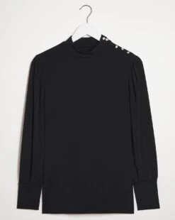 High Neck Embellished Long Sleeve Top 8 High Neck Embellished Long Sleeve Top -JD Williams Shop x01fz083753s
