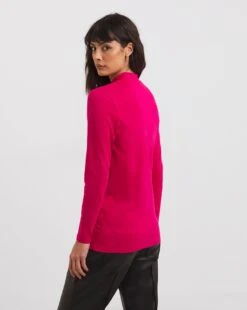 Cerise/Black 2 Pack High Neck Tops -JD Williams Shop x01fz552740w