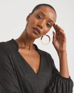 Foil Print Soft Touch Jersey Swing Dress -JD Williams Shop x01gh605747w