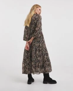 Georgette Button Through Smock Dress -JD Williams Shop x01gh645731w