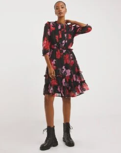 Lace Trim Waisted Tea Dress 7 Lace Trim Waisted Tea Dress -JD Williams Shop x01gh653720w