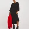 Textured Tie Back Smock Dress