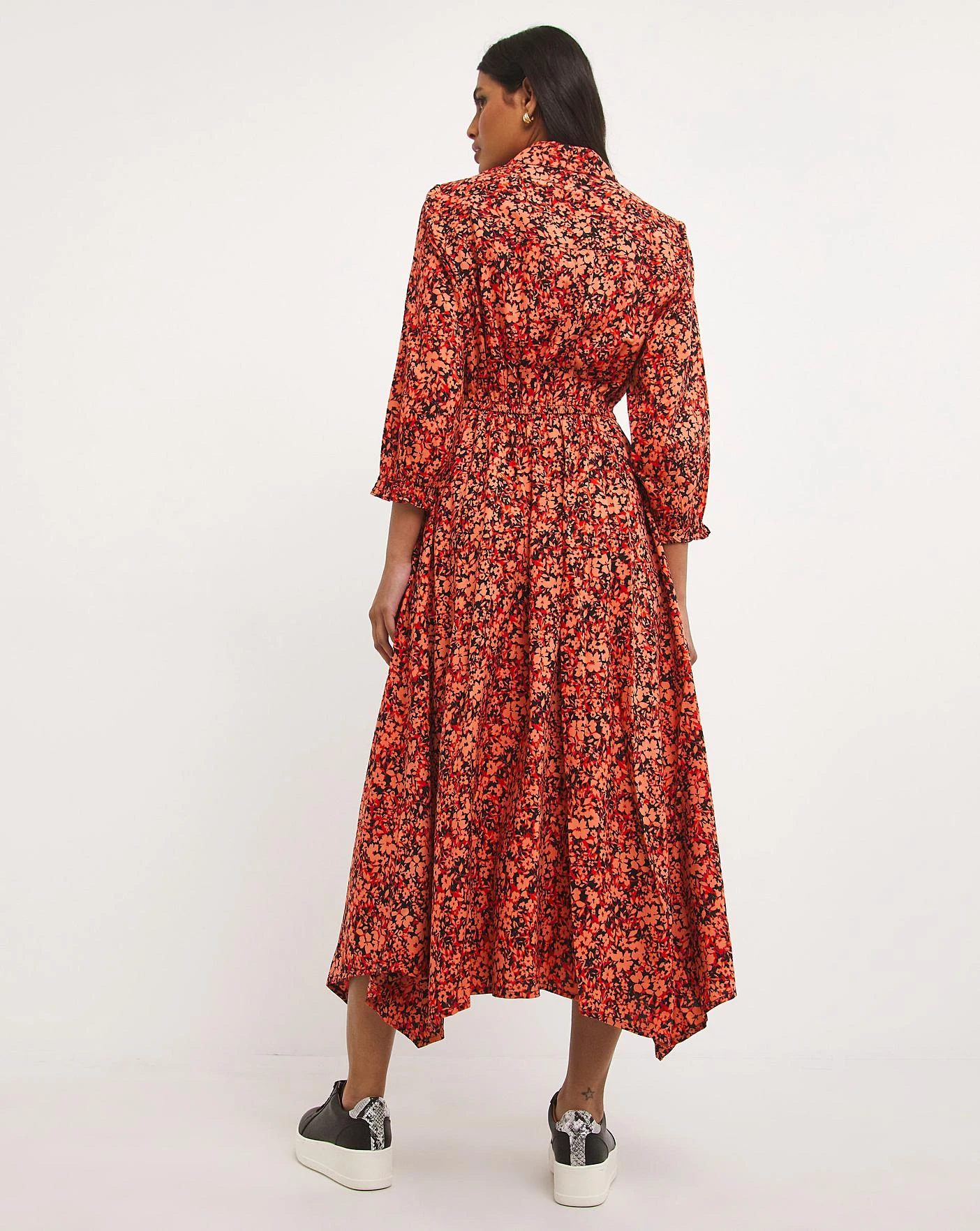 Drawstring Waist Shirt Dress 2 Drawstring Waist Shirt Dress - Image 2