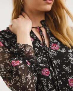 Tie Neck Trapeze Dress -JD Williams Shop x01gh798743w