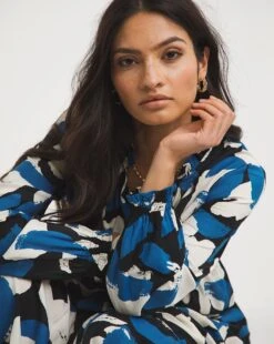 Balloon Sleeve Midi Smock Dress -JD Williams Shop x01gh957706w