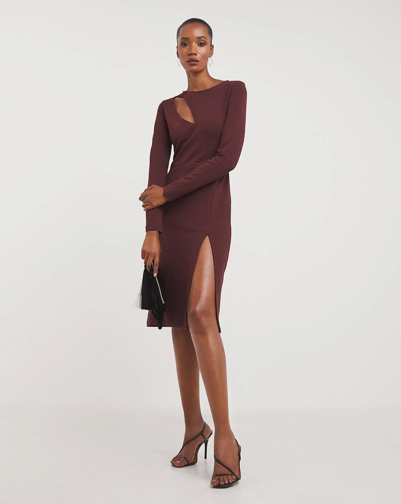 Marilyn Scuba Cut Out Dress 2 Marilyn Scuba Cut Out Dress - Image 2