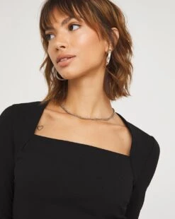 Marilyn Square Neck Scuba Crepe Dress -JD Williams Shop x01ol077707w