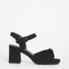 Knotted Heeled Sandal E Fit