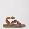 Ankle Strap Leather Sandal E Fit