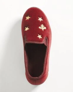 Embroidered Twin Gusset Slippers E Fit -JD Williams Shop x01pe213839s