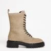 Suede Lace Up Boot E Fit