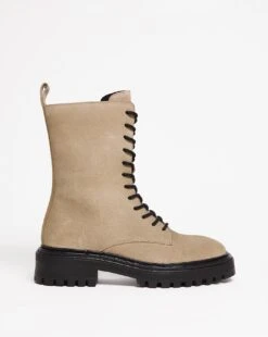 Suede Lace Up Boot E Fit