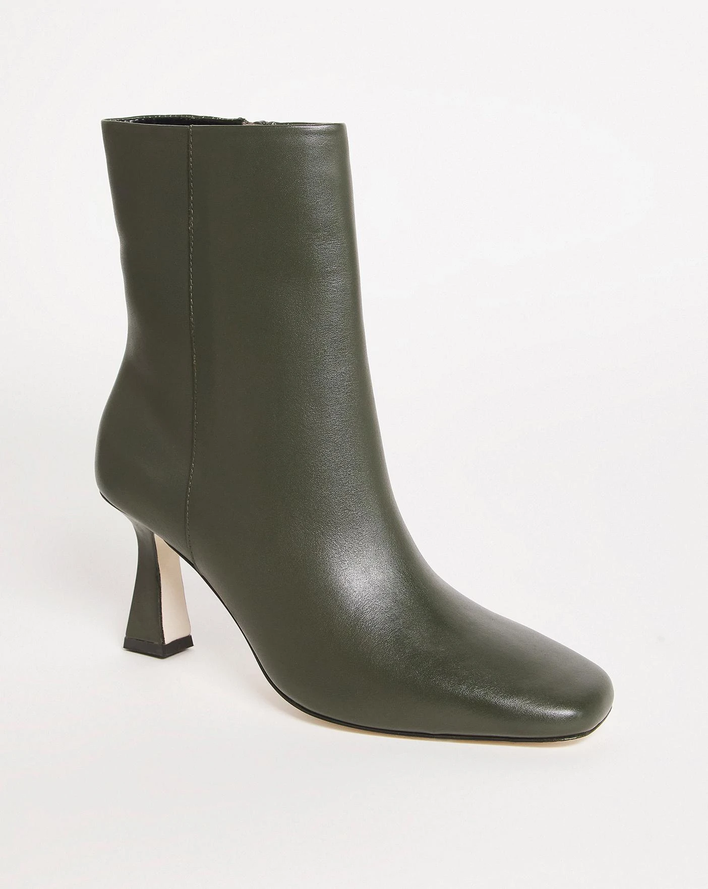 Leather Square Toe Boot EEE Fit 4 Leather Square Toe Boot EEE Fit - Image 4