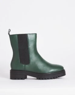 Leather High Ankle Chelsea Boot EEE Fit