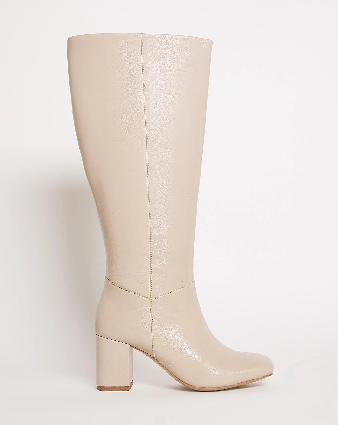 Leather High Leg Boot EEE Super Curvy 2 Leather High Leg Boot EEE Super Curvy - Image 2
